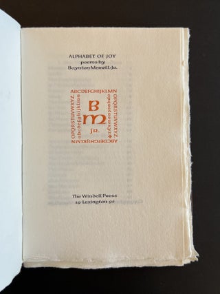 Alphabet of Joy: Poems
