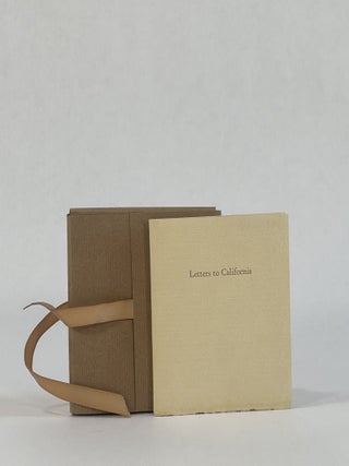 Letters to California, 1977-1978. Rara Avis Press, Christy Bertelson.