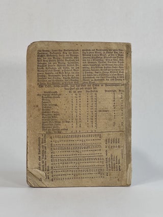 Der Neue, Gemeinnutzige Landwirthschafts Calender, auf das Jahr, nach der Heilbringenden Geburt unsers Herrn Jesu Christi, 1798